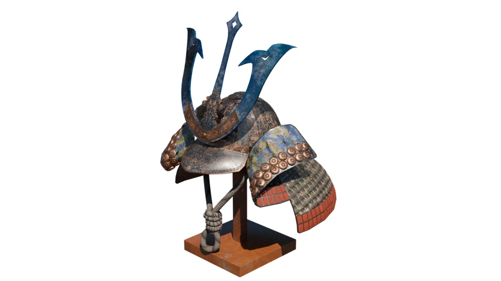 【3DCG】兜/五月人形