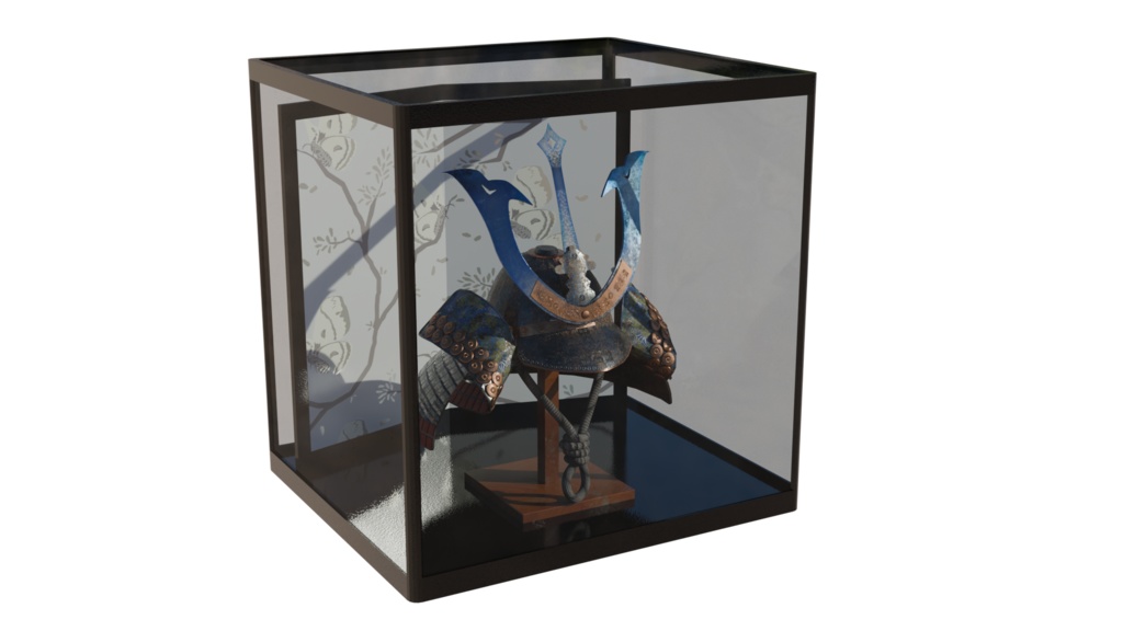 【3DCG】兜／五月人形