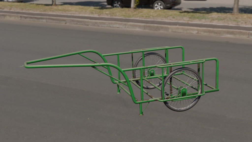 【3DCG】リアカー