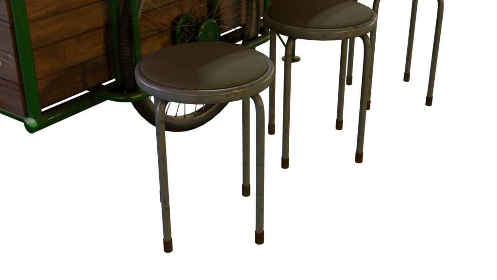 【3DCG】らーめん屋台