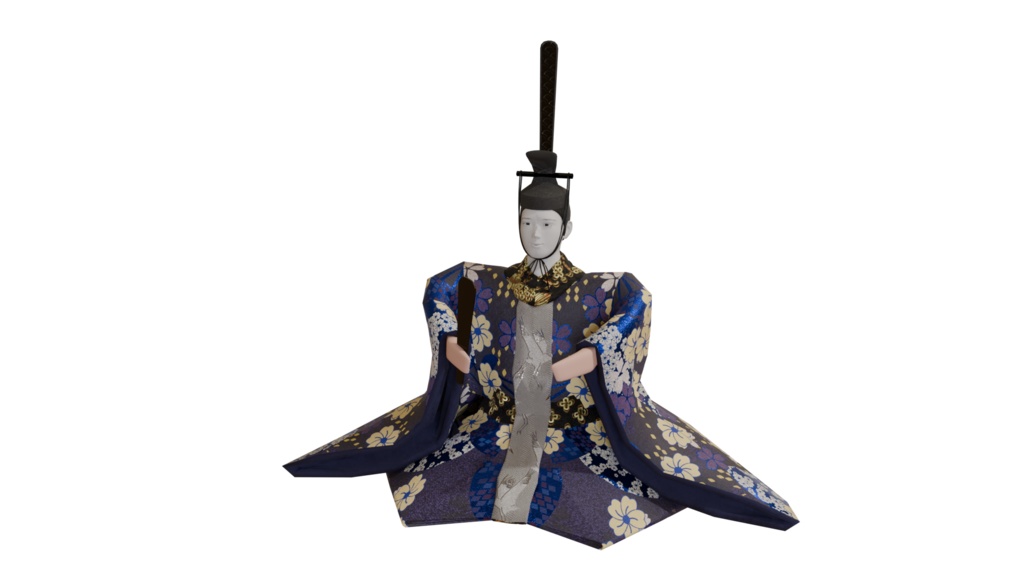 【3DCG】雛人形18体セット