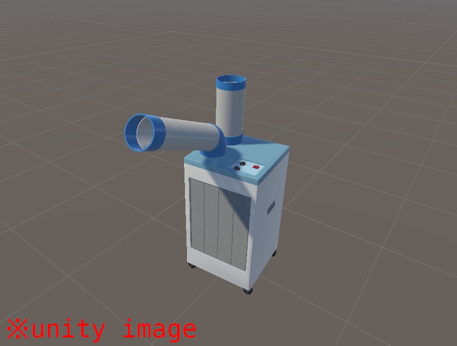 【3DCG】業務用スポットクーラー