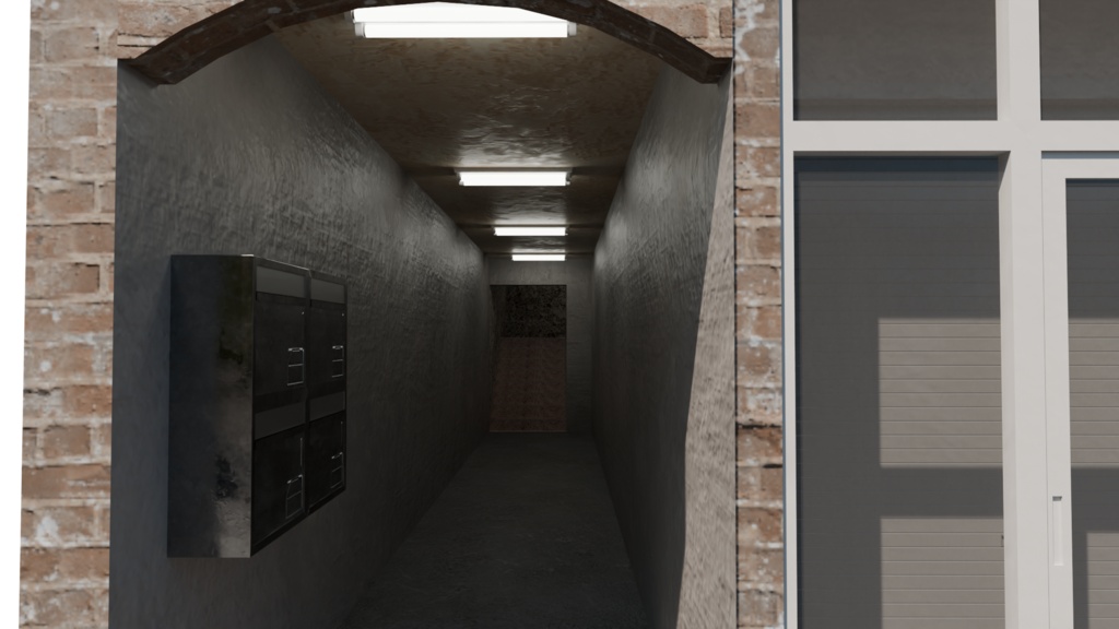 【3DCG】雑居ビル4種セット