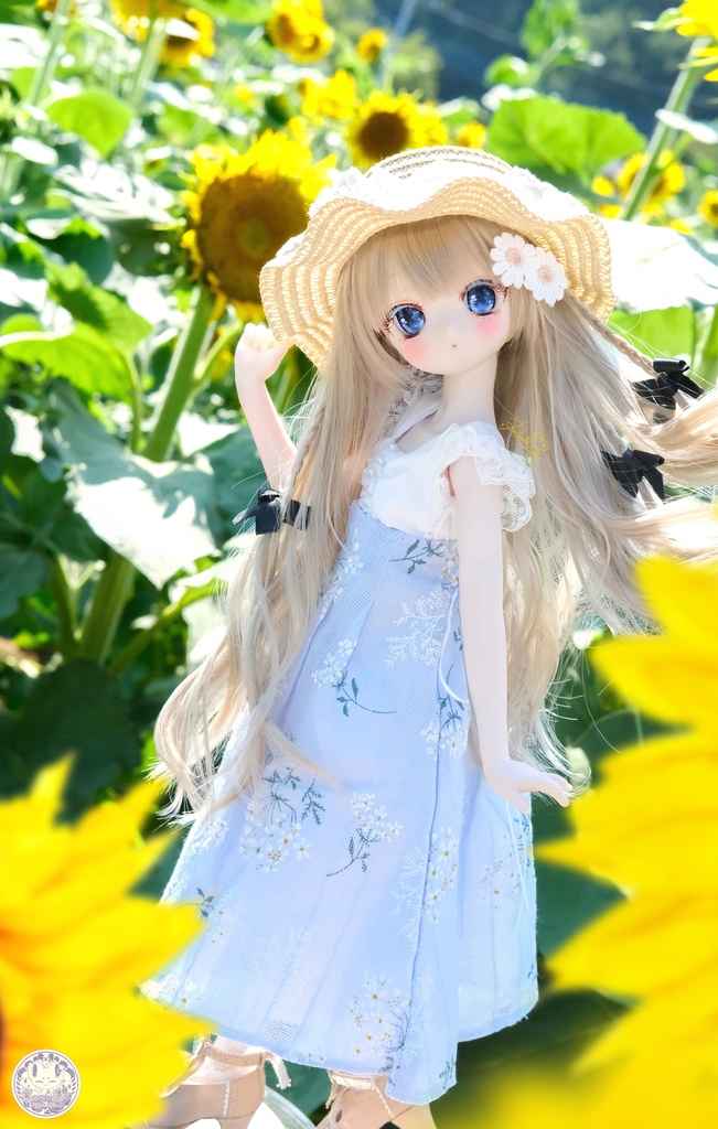 「ブロッサムミューズ」MDD・SDM通用 ドール服 日常スカート 4点セット
