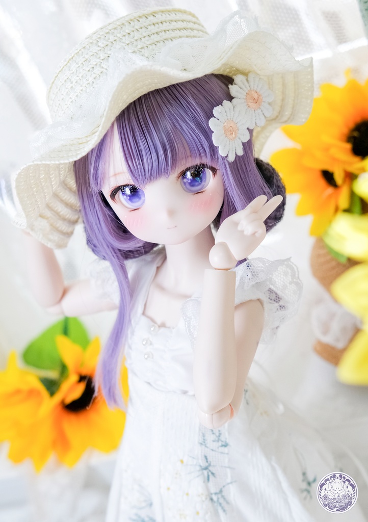 「ブロッサムミューズ」MDD・SDM通用 ドール服 日常スカート 4点セット