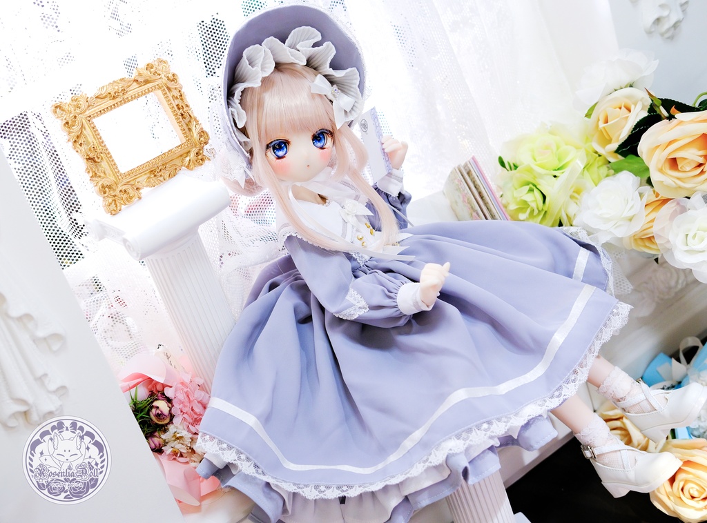 「フラワーレター」MDD・SDM・1/4サイズ通用 ドール服 5点セット