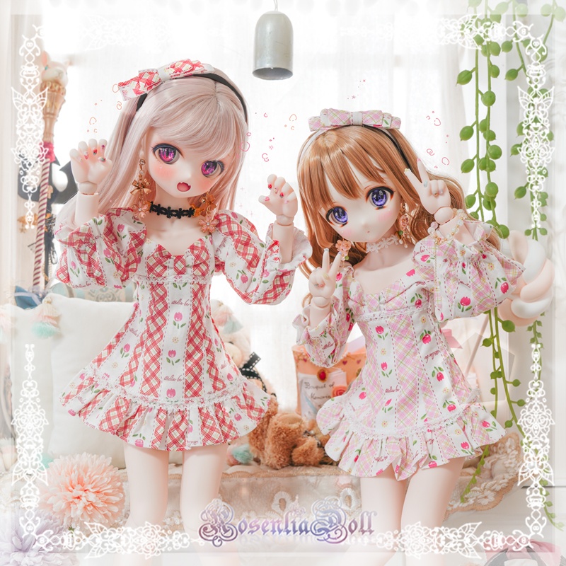 完売御礼】「薔薇ガールズ」MDD・SDM通用 ドール服 ワンピース