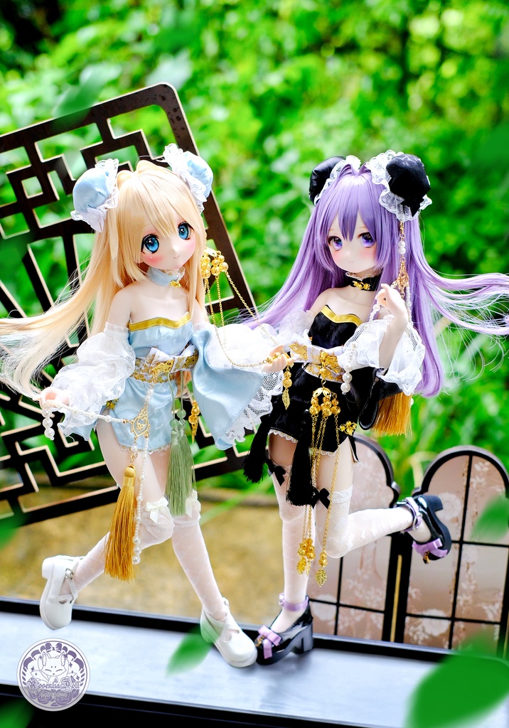 「瑠璃香」MDD・SDM・1/4サイズ通用 ドール服 8点セット