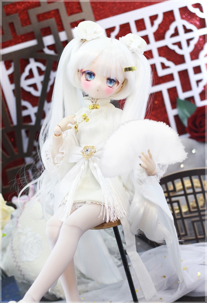 【予約】「中華小娘」MDD・SDM通用 ドール服 チャイナドレス 6点セット