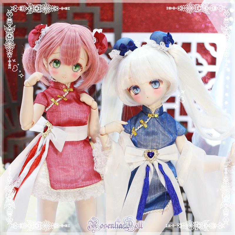 【予約】「中華小娘」MDD・SDM通用 ドール服 チャイナドレス 6点セット