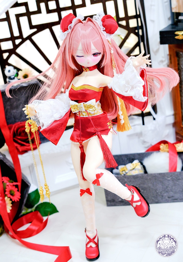 「瑠璃香」MDD・SDM・1/4サイズ通用 ドール服 8点セット