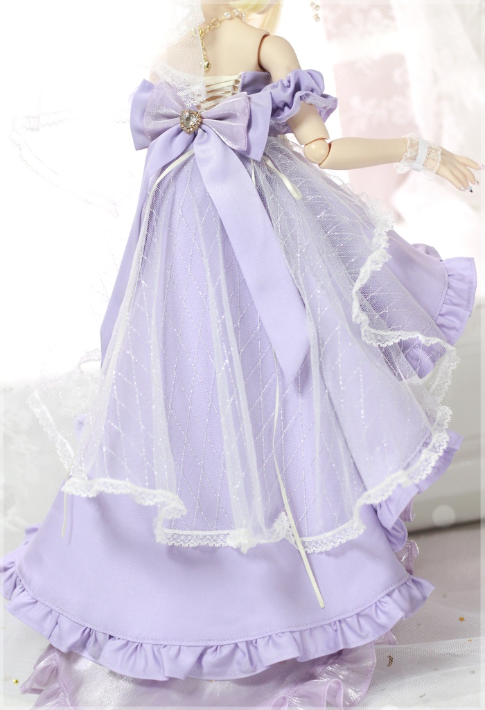 「プリンセスのワルツ」MDD・SDM通用 ウェディングドレス ドール服 11点セット