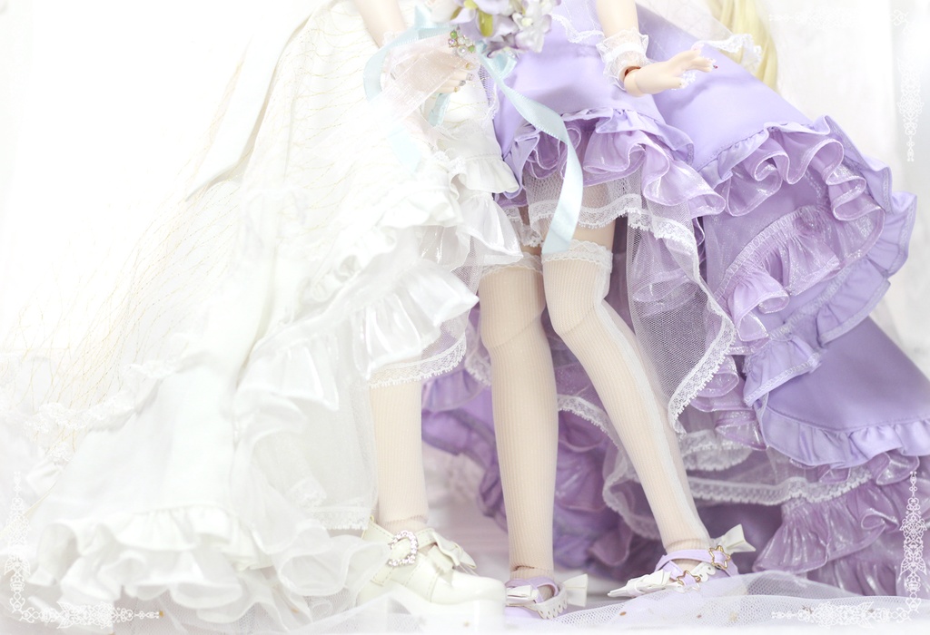 「プリンセスのワルツ」MDD・SDM通用 ウェディングドレス ドール服 11点セット