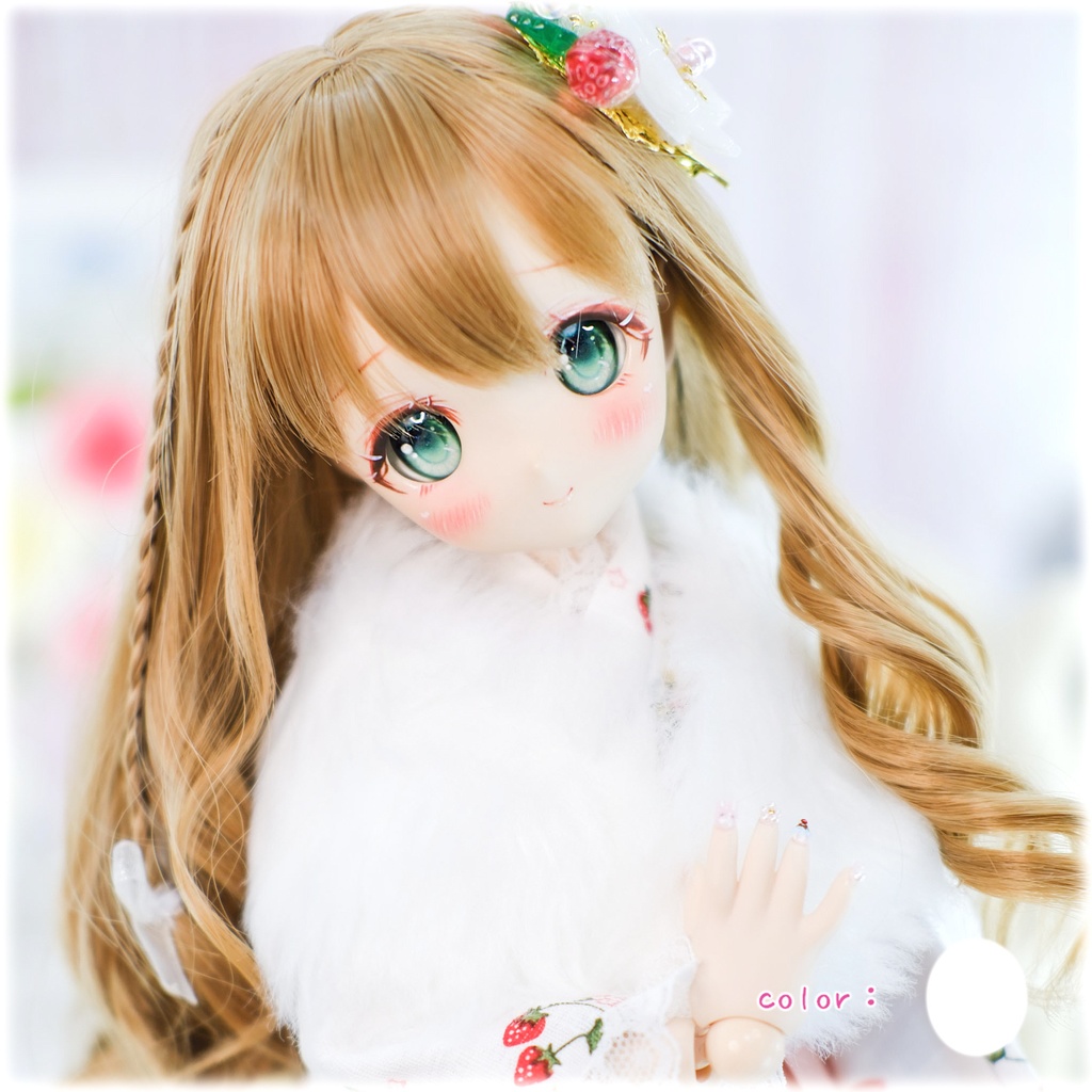 「もふもふショール」 1/4サイズ～1/3サイズドール通用  ファーショール　着物 洋服 