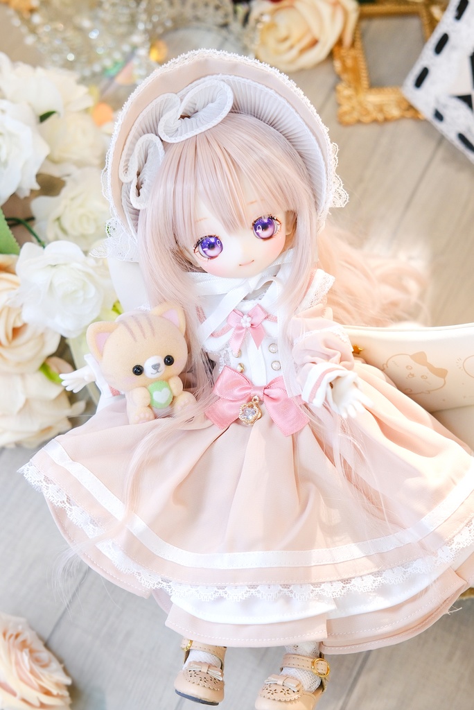 「フラワーレター」幼SD・Tinyfox・1/6通用 ドール服 4点セット