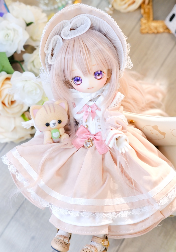 「フラワーレター」幼SD・Tinyfox・1/6通用 ドール服 4点セット