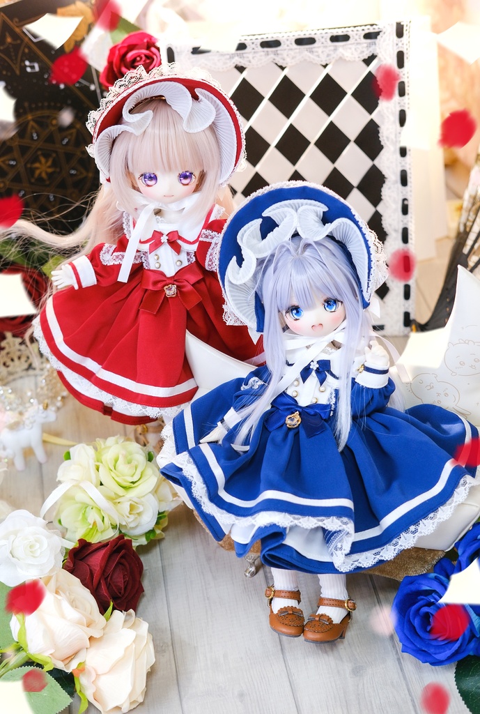 「フラワーレター」幼SD・Tinyfox・1/6通用 ドール服 4点セット