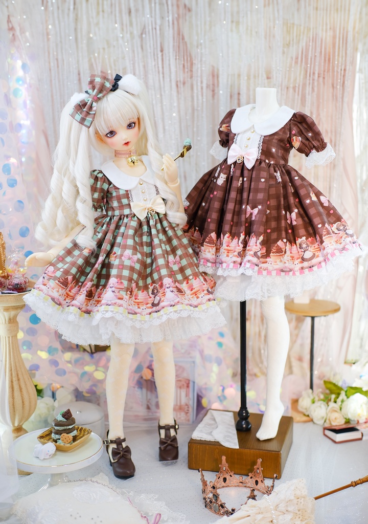 「甘々猫チョコ」DD・SD・1/3サイズ通用 ドール服 6点セット