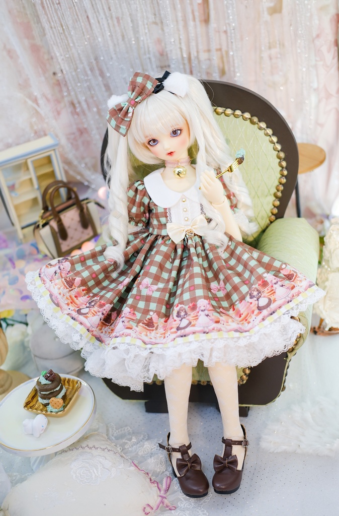 「甘々猫チョコ」DD・SD・1/3サイズ通用 ドール服 6点セット