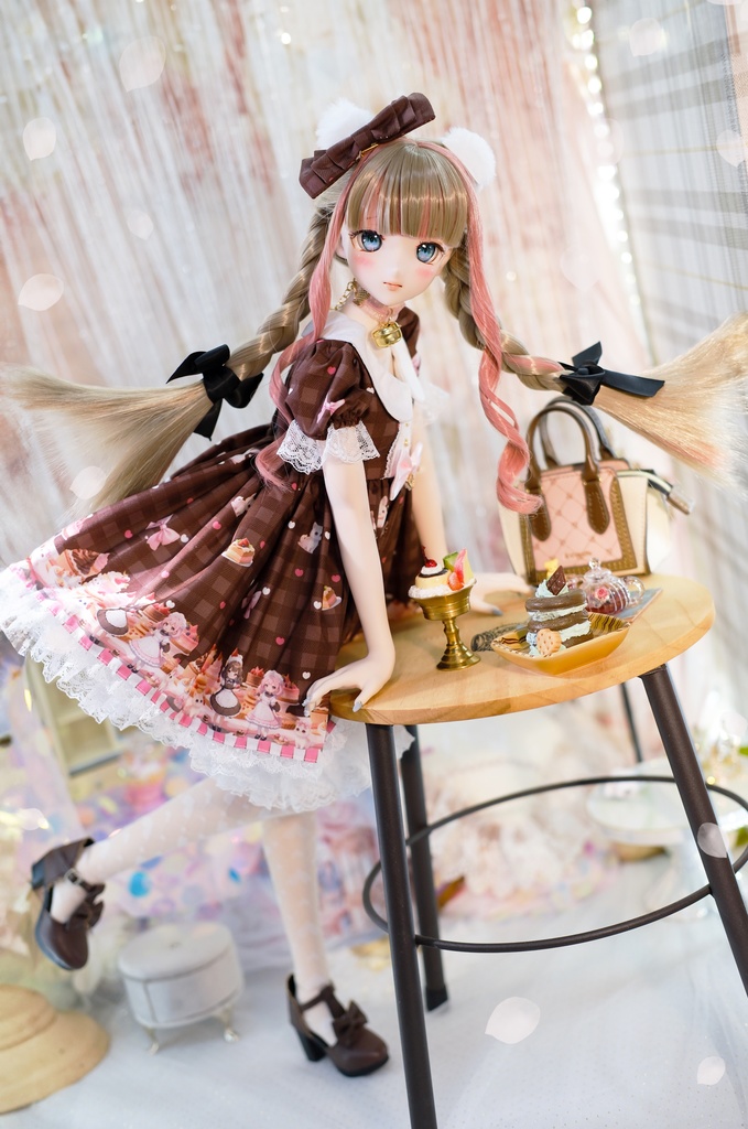 「甘々猫チョコ」DD・SD・1/3サイズ通用 ドール服 6点セット