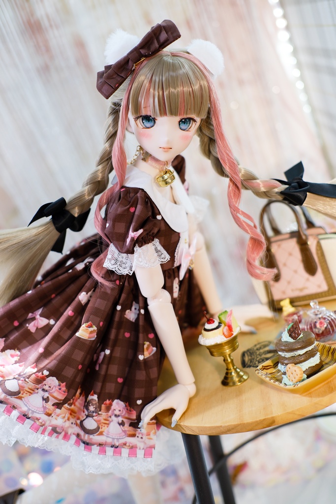 「甘々猫チョコ」DD・SD・1/3サイズ通用 ドール服 6点セット