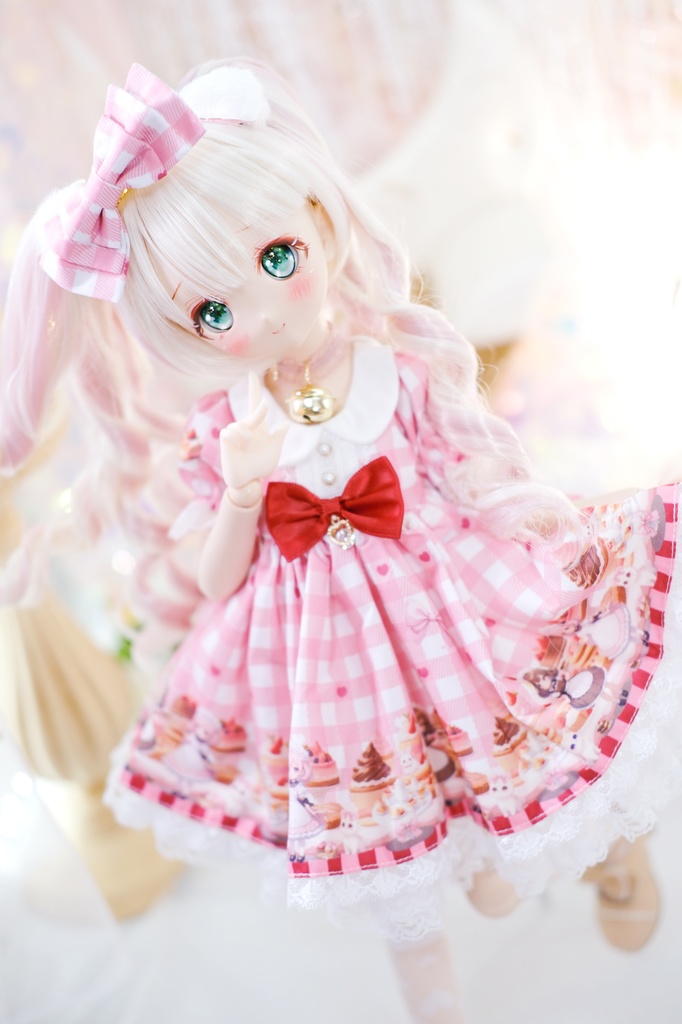「甘々猫チョコ」MDD・SDM・1/4サイズ通用 ドール服 6点セット