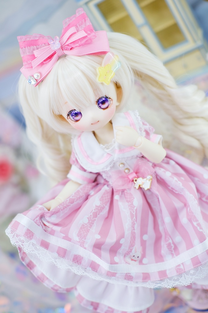 「びょんびょん天使飴」Tinyfox・幼SD・1/6サイズ通用 ドール服 5点セット