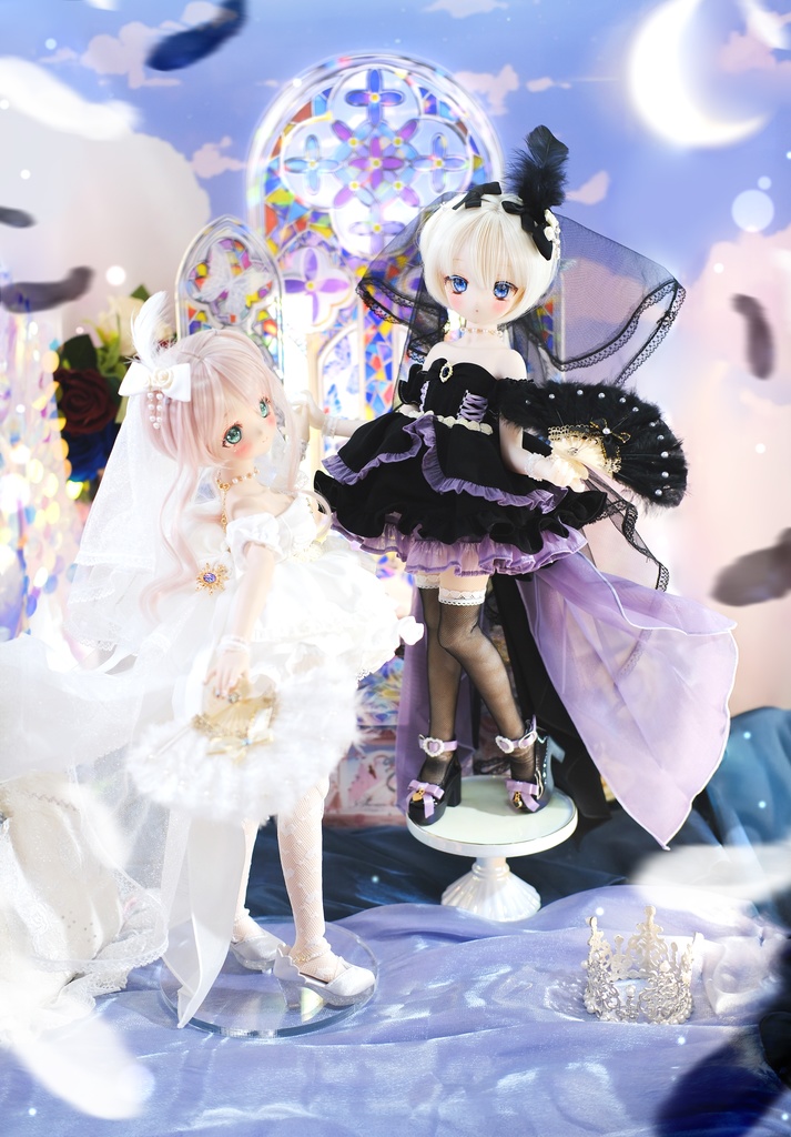 「零時のシラトリ」MDD・SDM・1/4サイズ通用 ドール服 10点セット