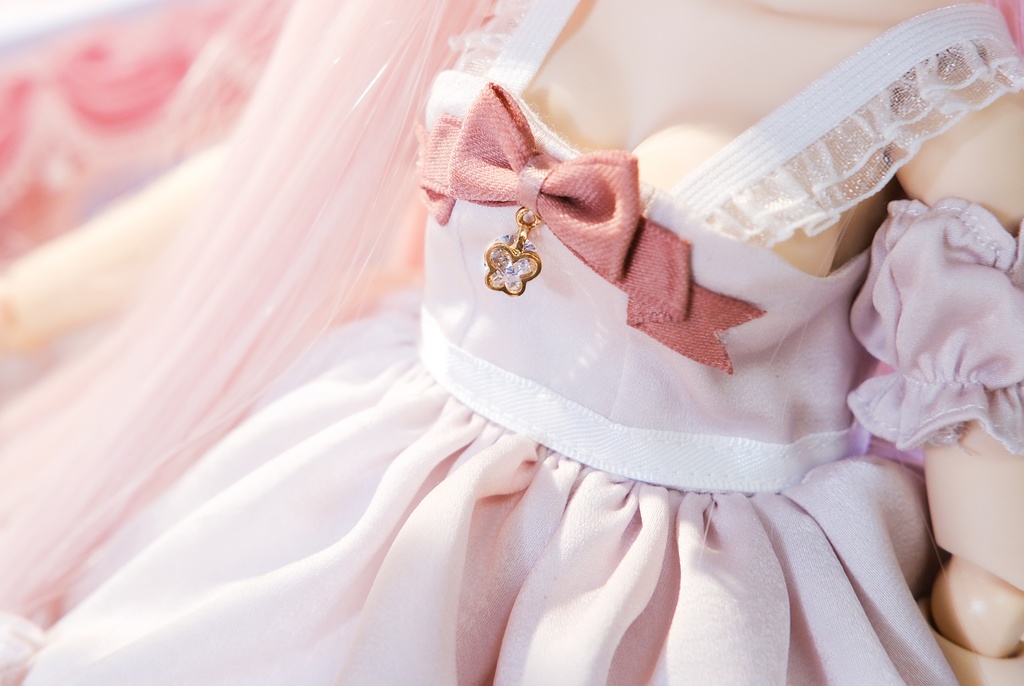 「微糖オルゴール」MDD・SDM通用 ドール服 ワンピース ソックス 7点セット