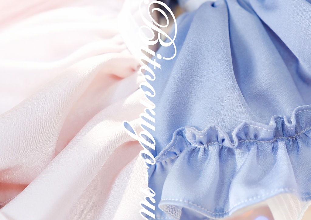 「微糖オルゴール」MDD・SDM通用 ドール服 ワンピース ソックス 7点セット