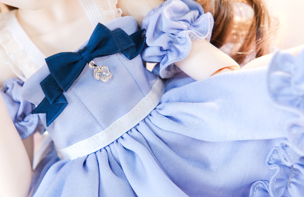 「微糖オルゴール」MDD・SDM通用 ドール服 ワンピース ソックス 7点セット