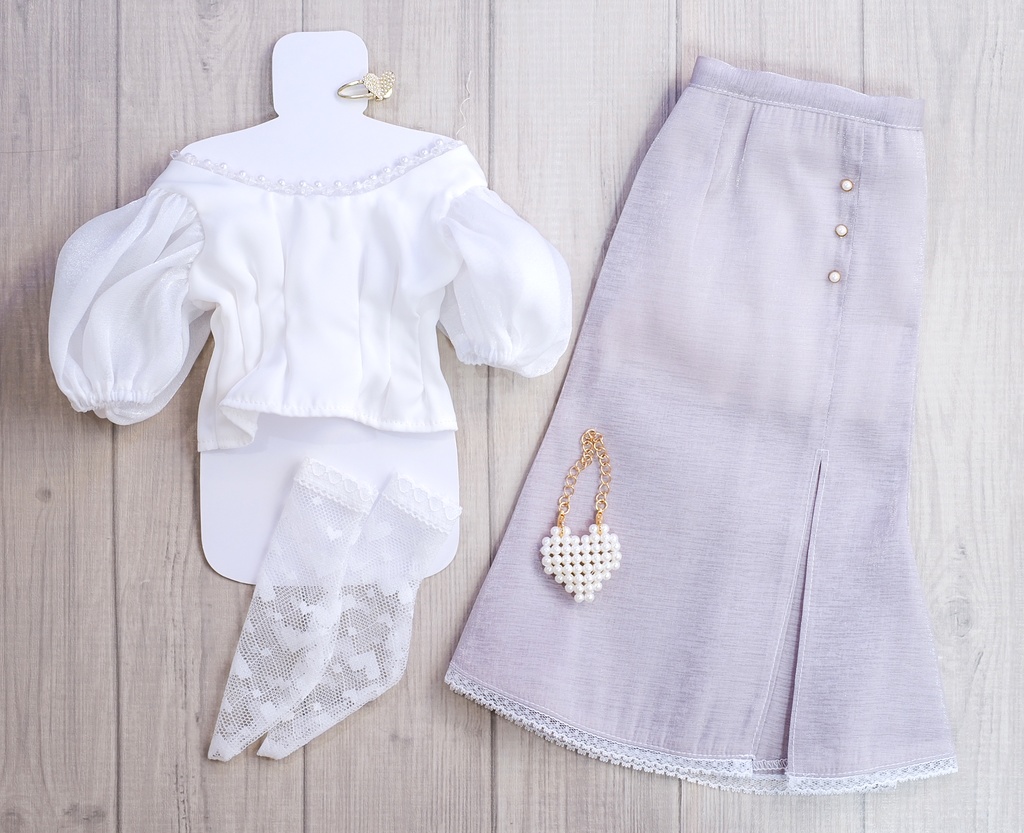 「真珠ビーナス」DD・SD通用 ドール服 5点セット