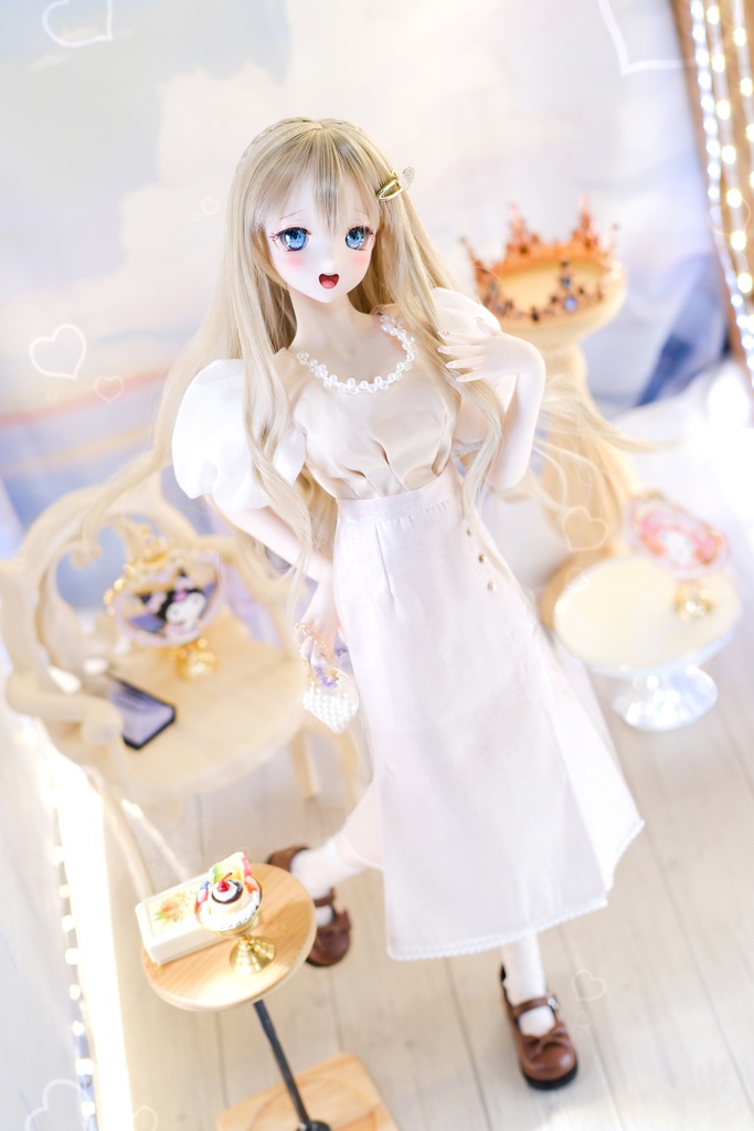 「真珠ビーナス」DD・SD通用 ドール服 5点セット