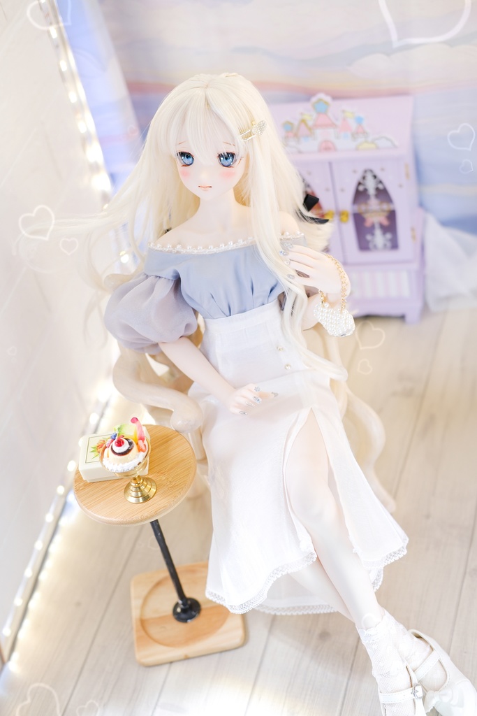 「真珠ビーナス」DD・SD通用 ドール服 5点セット