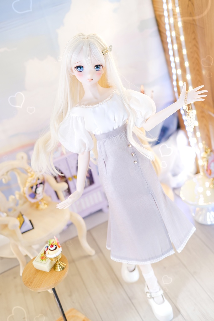 「真珠ビーナス」DD・SD通用 ドール服 5点セット