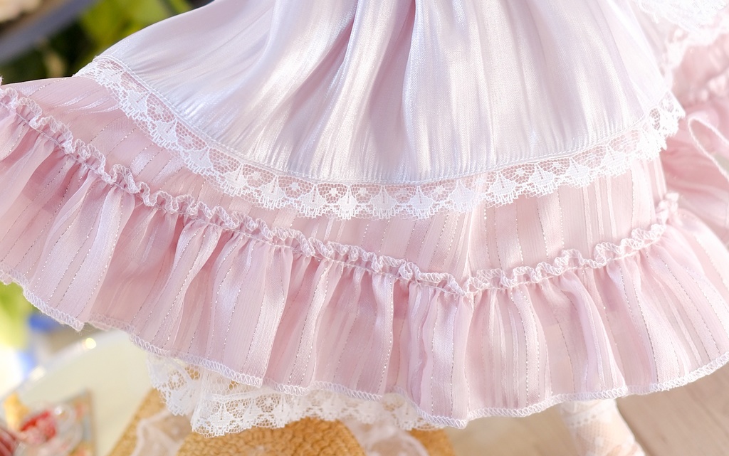 「山茶花のささやき」/~エッセンシャルver.~ MDD・SDM通用 ドール服 8点セット