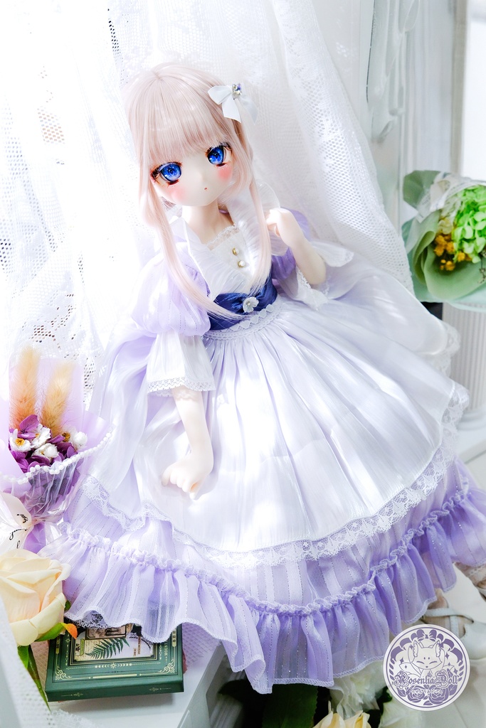 「山茶花のささやき」/~エッセンシャルver.~ MDD・SDM通用 ドール服 8点セット