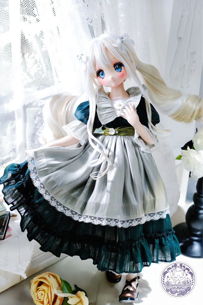 「山茶花のささやき」/~エッセンシャルver.~ MDD・SDM通用 ドール服 8点セット