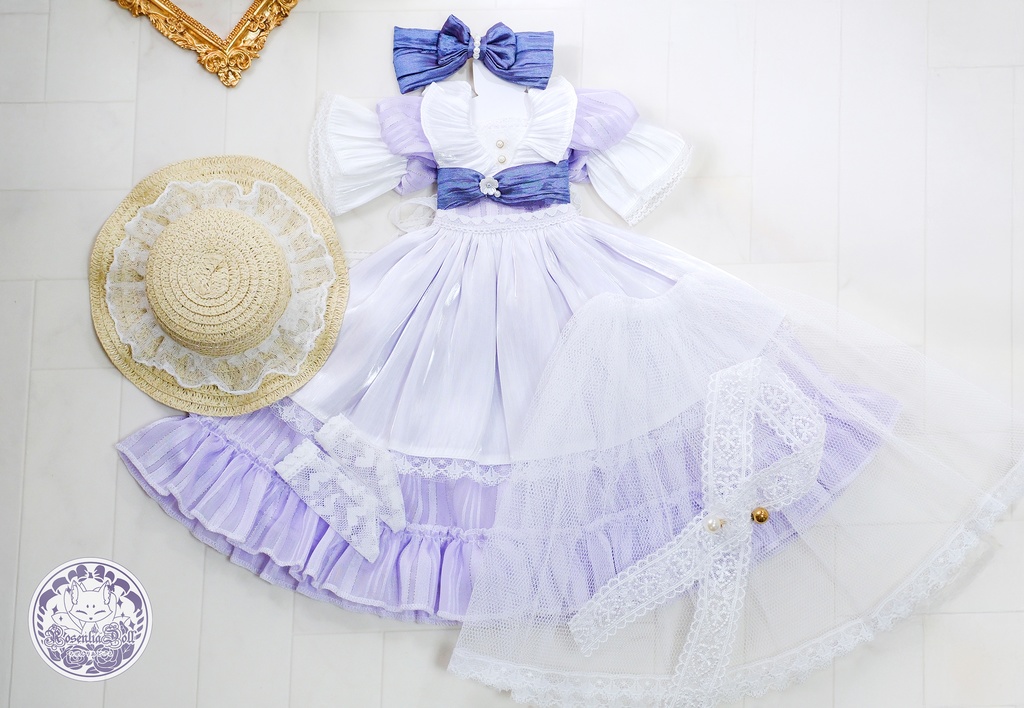 「山茶花のささやき」/~エッセンシャルver.~ MDD・SDM通用 ドール服 8点セット