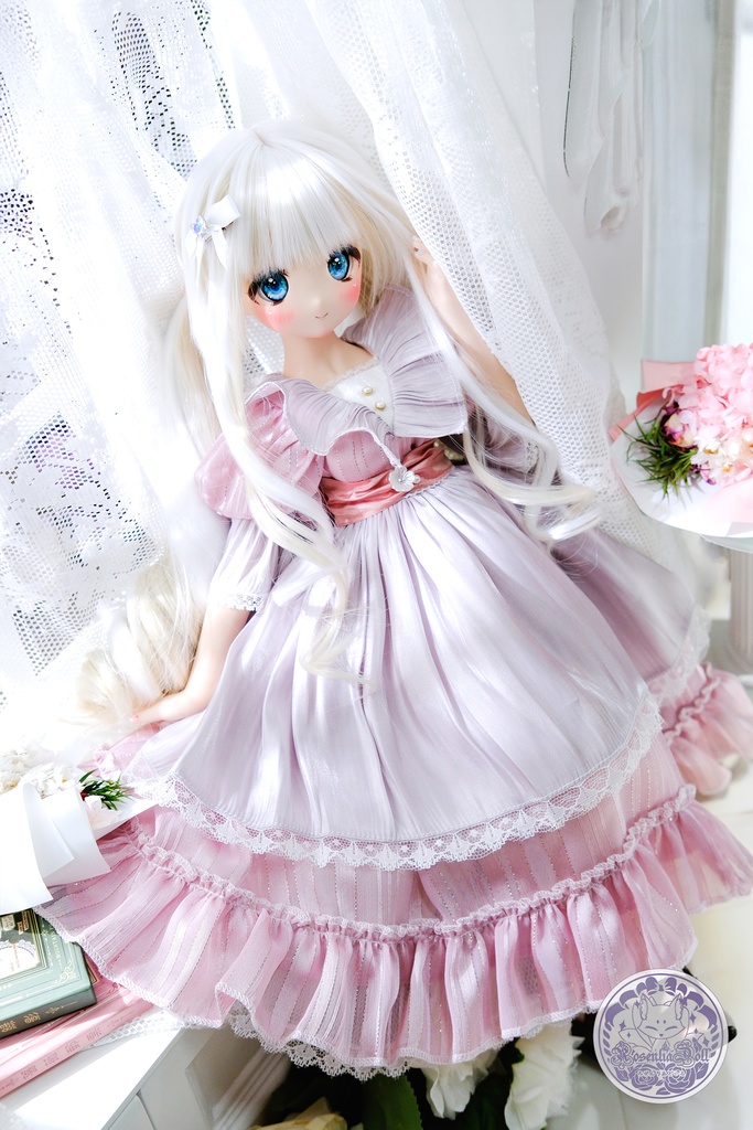 「山茶花のささやき」/~エッセンシャルver.~ MDD・SDM通用 ドール服 8点セット