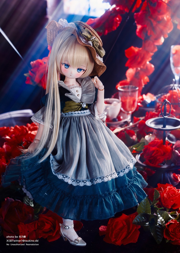 「山茶花のささやき」/~エッセンシャルver.~ MDD・SDM通用 ドール服 8点セット