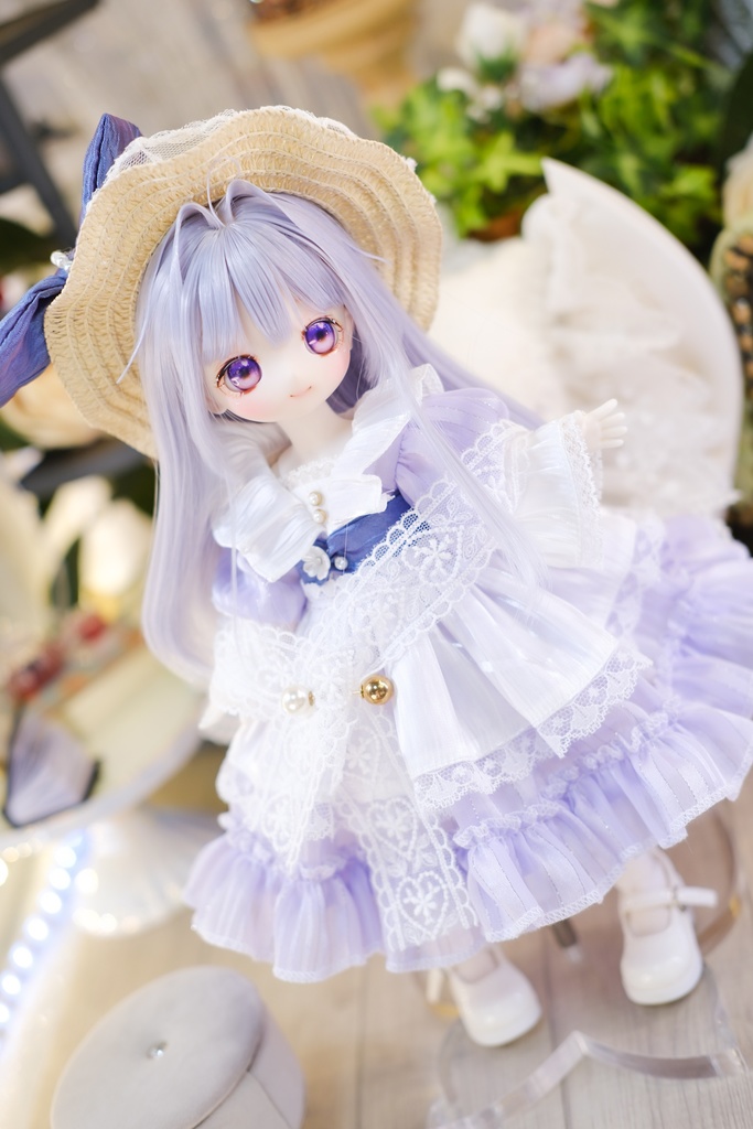 「山茶花のささやき」幼SD・Tinyfox・1/6通用 ドール服 8点セット
