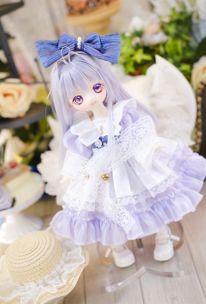 「山茶花のささやき」幼SD・Tinyfox・1/6通用 ドール服 8点セット