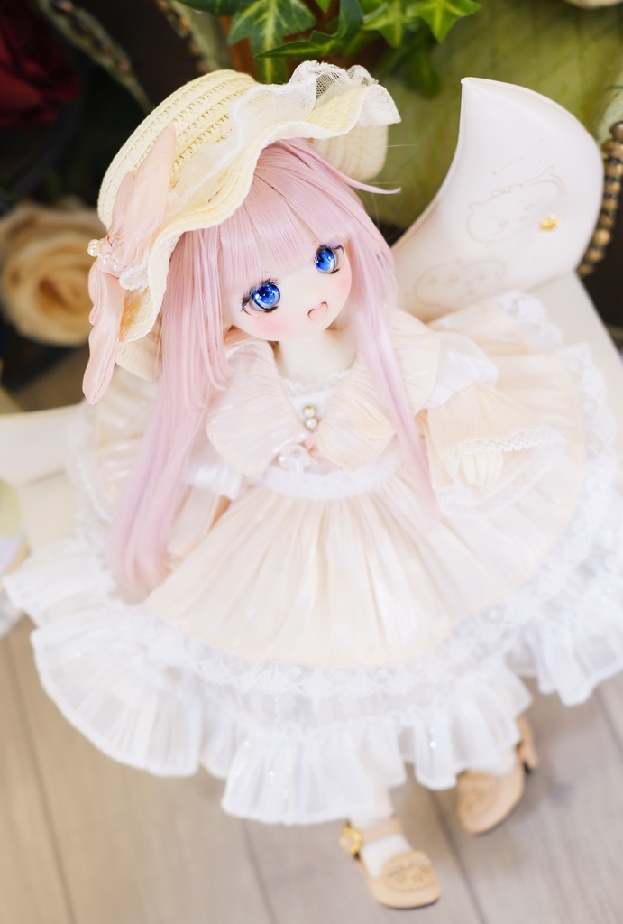 「山茶花のささやき」幼SD・Tinyfox・1/6通用 ドール服 8点セット