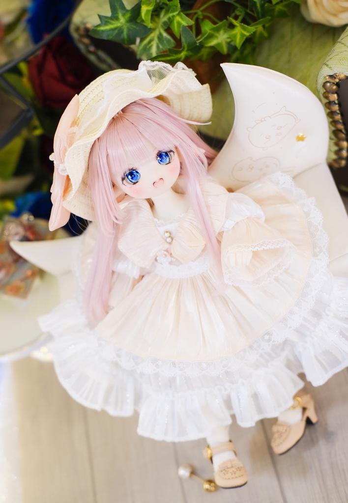 「山茶花のささやき」幼SD・Tinyfox・1/6通用 ドール服 8点セット