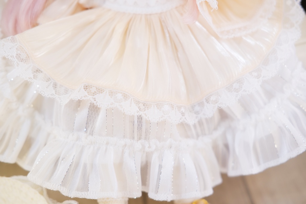 「山茶花のささやき」幼SD・Tinyfox・1/6通用 ドール服 8点セット