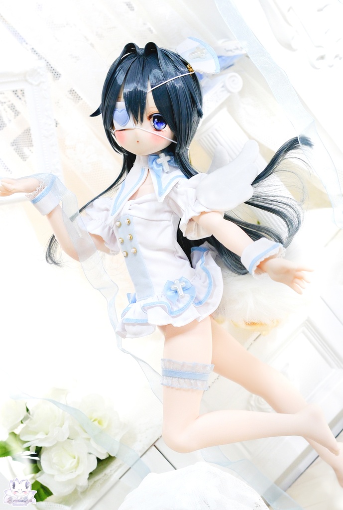 「ピュア♡領域」MDD・SDM通用 ドール服 ナース服 8点セット