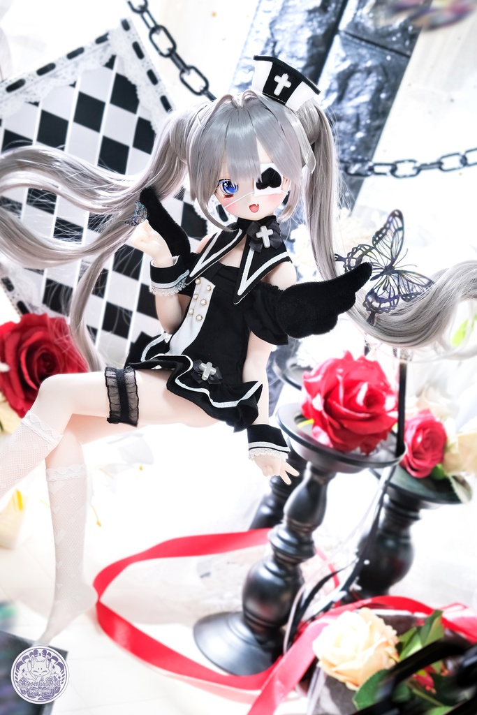 「ピュア♡領域」MDD・SDM通用 ドール服 ナース服 8点セット