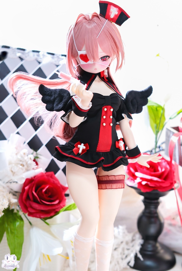 「ピュア♡領域」MDD・SDM通用 ドール服 ナース服 8点セット