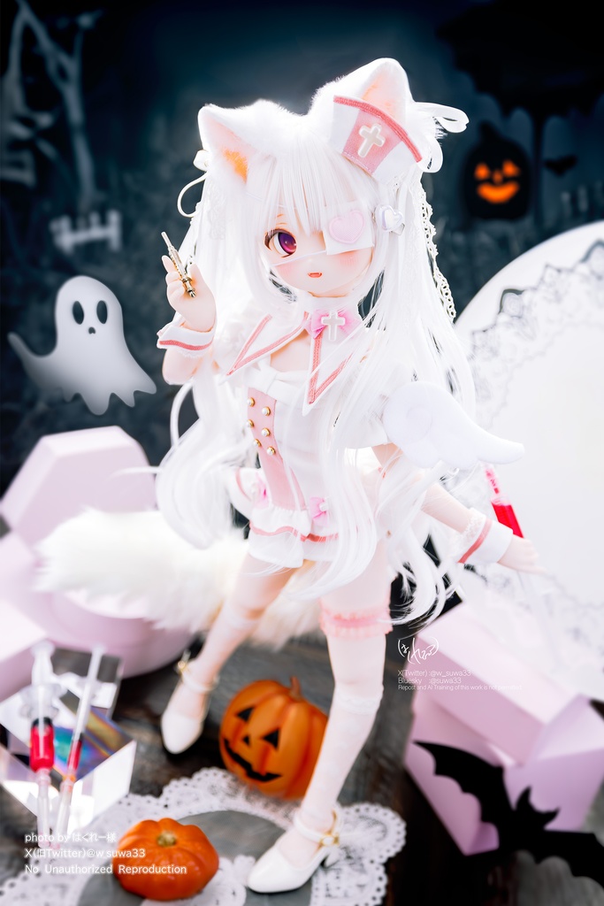 「ピュア♡領域」MDD・SDM通用 ドール服 ナース服 8点セット